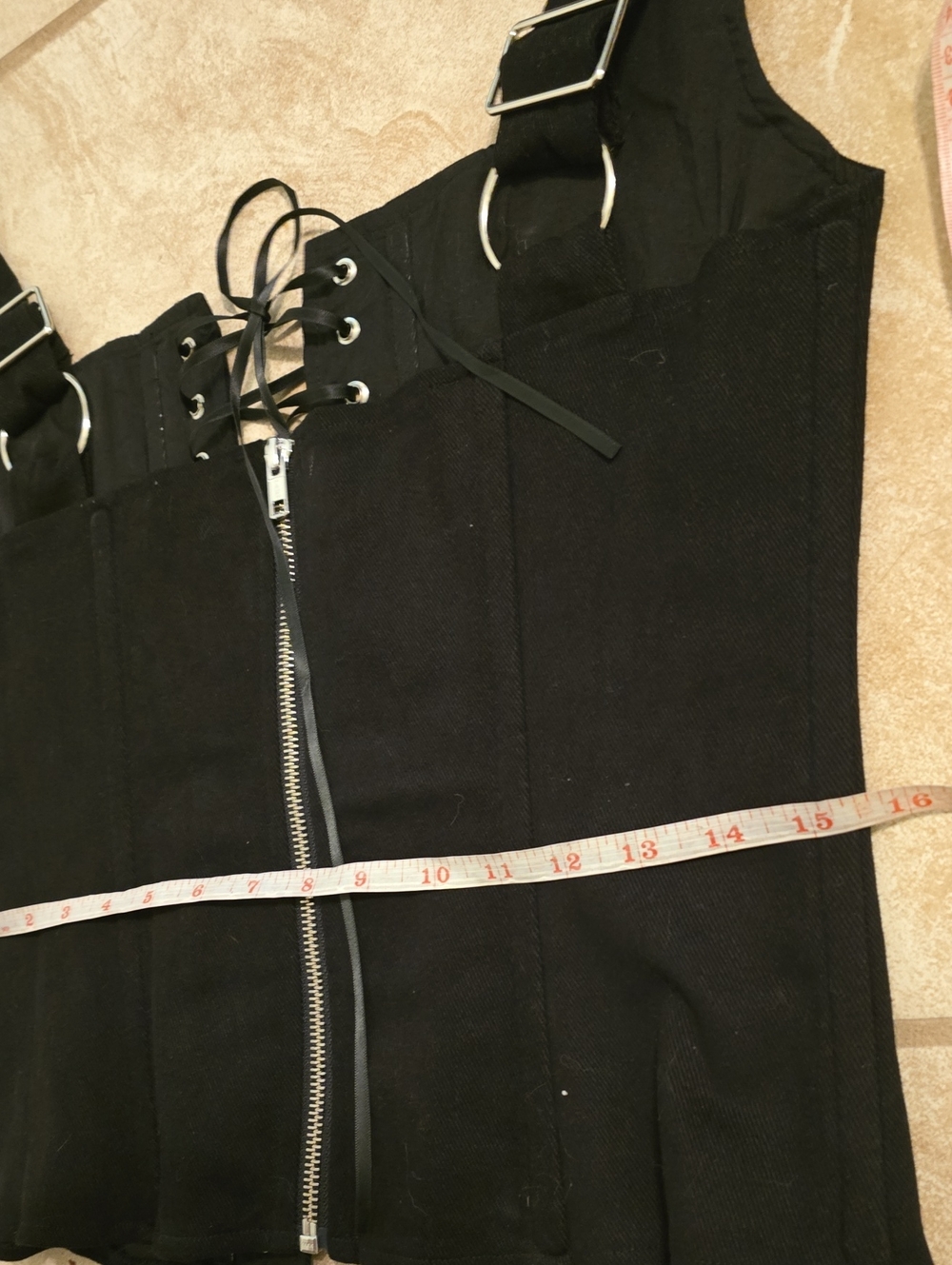 Forest Ink Black Dolly Corset XL Like New - Picture 5 of 7